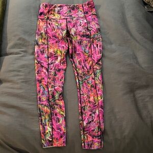 lululemon athletica Multicolor Abstract Leggings